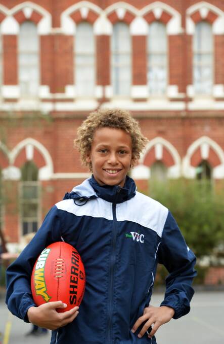 TALENTED: Dyson Daniels will play football for Victoria after representing his state on the basketball court last year. Picture: BRENDAN McCARTHY