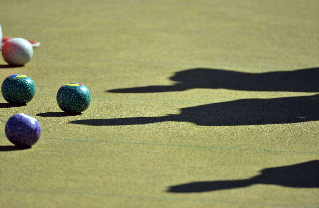At the lawn bowls tournament.
Picture: BRENDAN McCARTHY