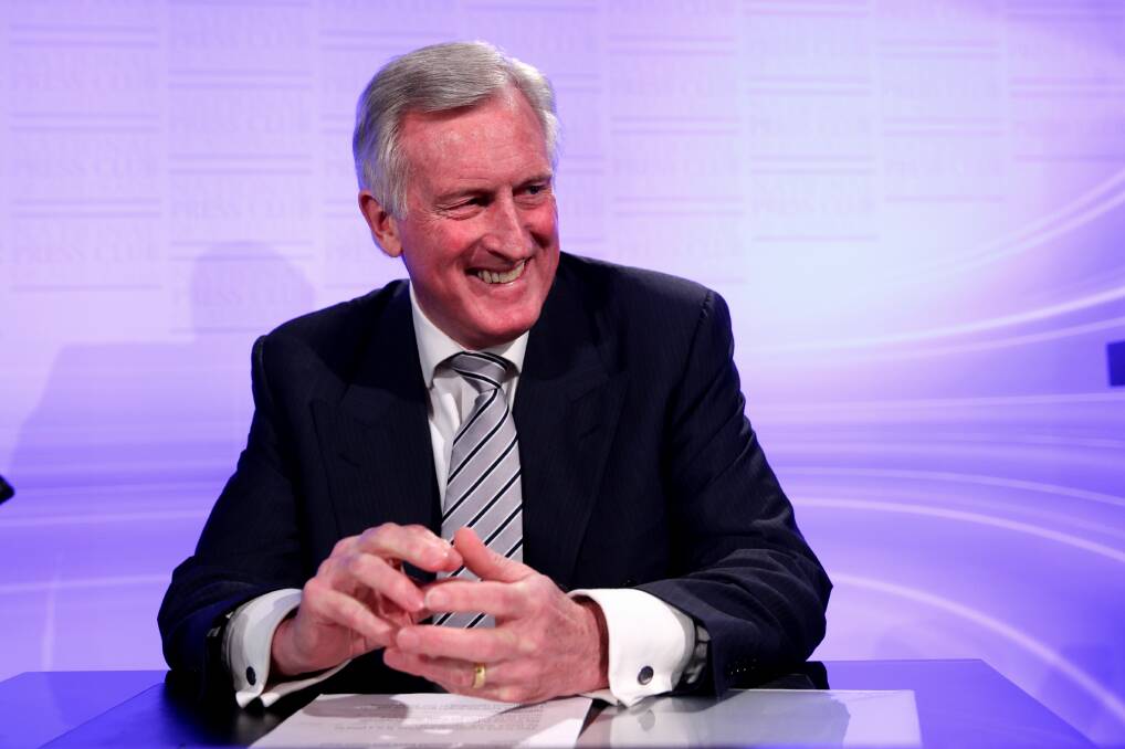 ENGAGING: John Hewson will talk at the lunch. Picture: ALEX ELLINGHAUSEN 