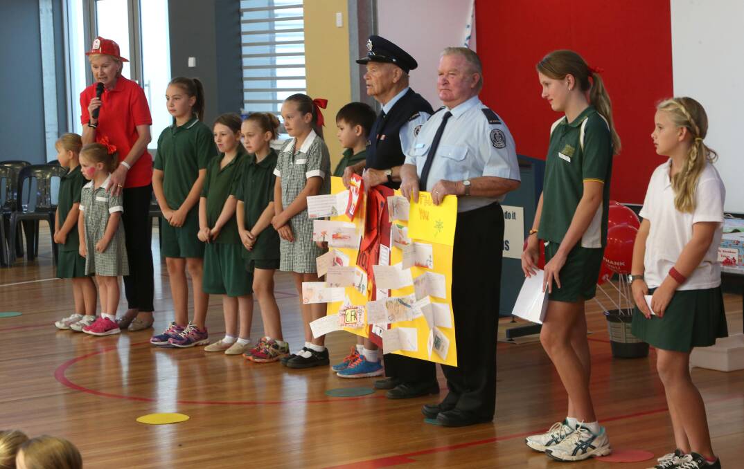 Kangaroo Flat Primary School morning assembly. Picture: PETER WEAVING