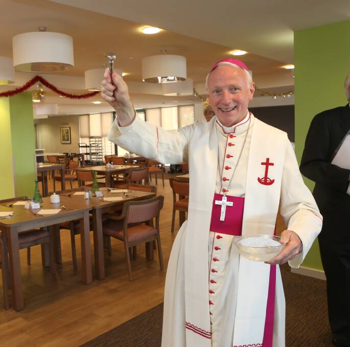 CONTEMPORARY: Sandhurst Bishop Les Tomlinson blessed the new facilities. 