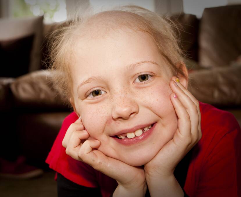STRONG: Cancer sufferer Lily Hester. Picture: CONTRIBUTED
