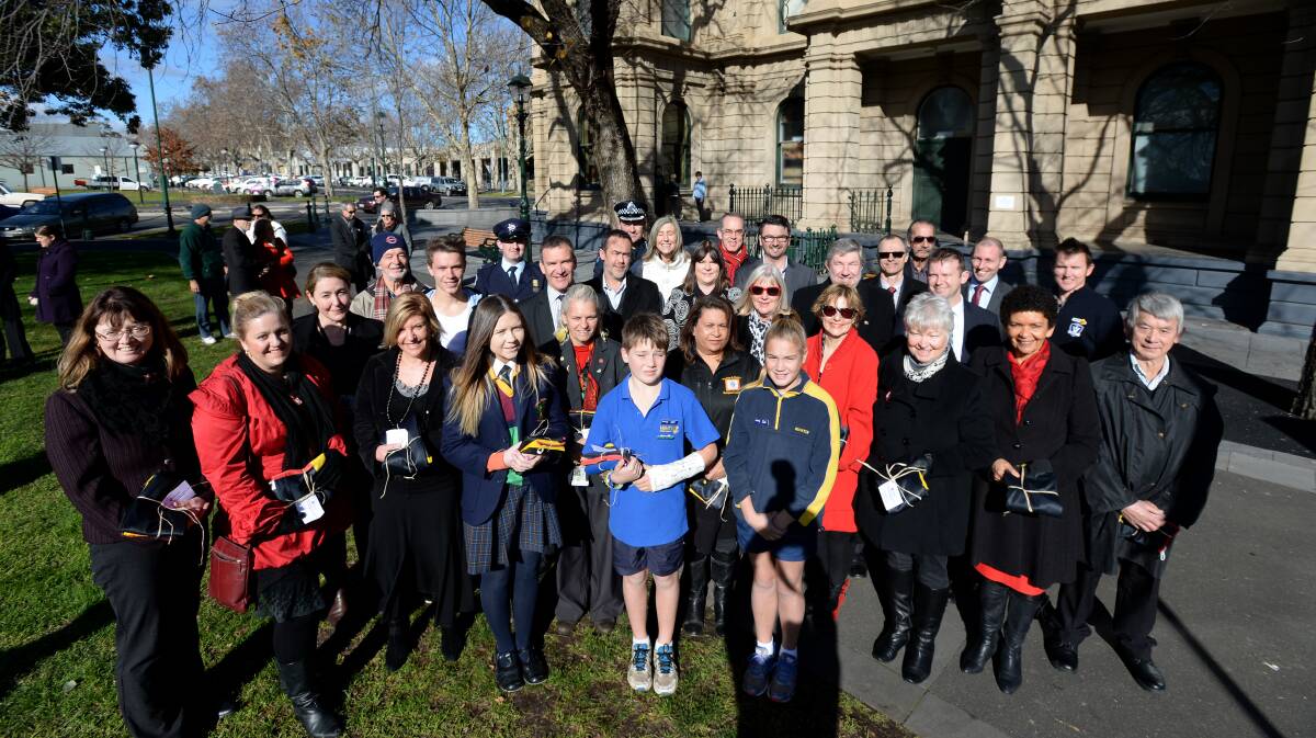 Twenty-nine Bendigo organisations received Aboriginal and Torres Strait Islander flags at yesterday's flag raising ceremony, officially launching NAIDOC week 2014.