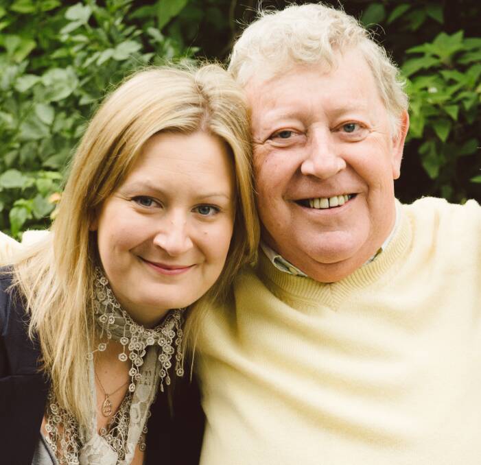 Kate McInerny and her father Frank. Picture: SUPPLIED 