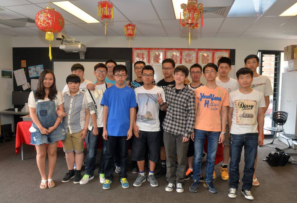 CELEBRATION: Chinese students gathered for the Chinese Lantern Festival. Pictures: BRENDAN McCARTHY
