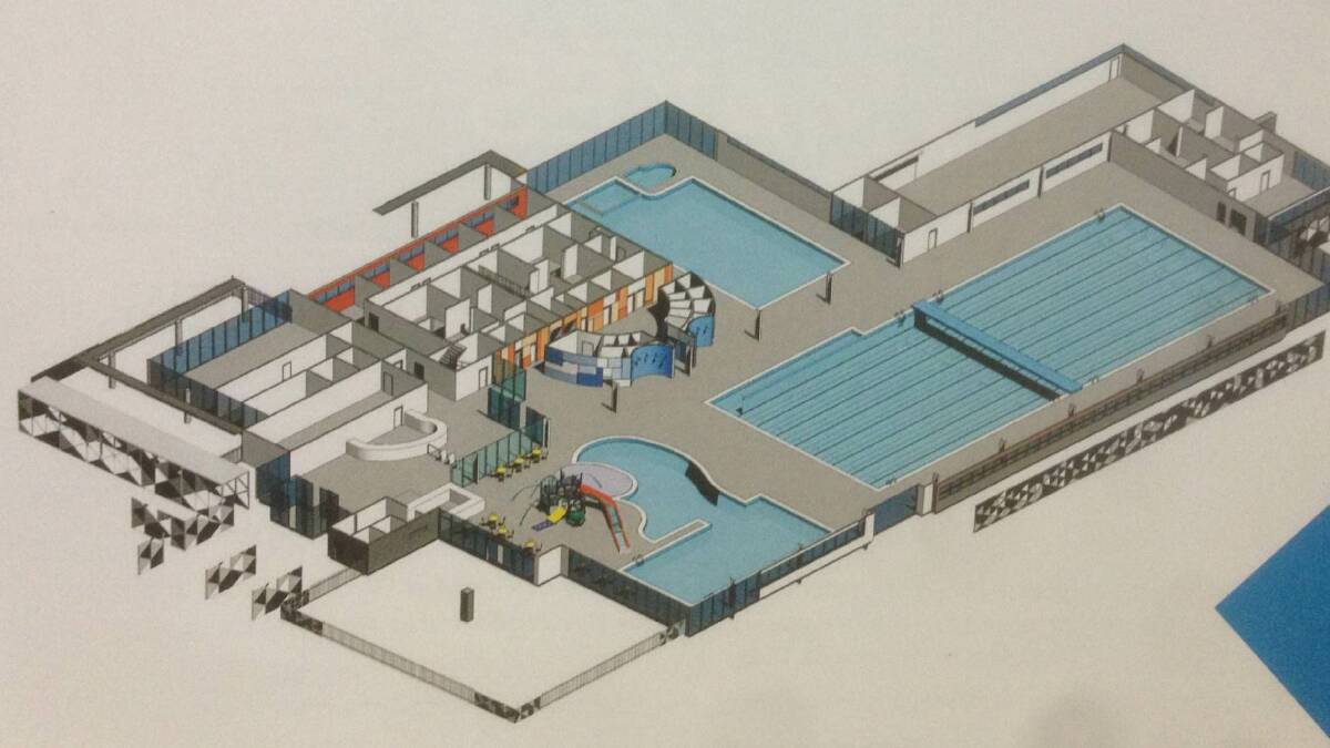 New aquatic centre unveiled, waiting on funding
