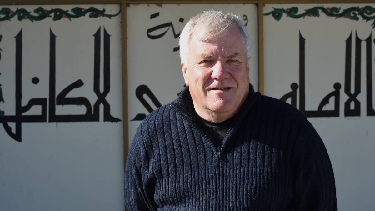 VISIT: Chris Hazelman knows the Muslim community in Shepparton well. Pictures: LEIGH SHARP
