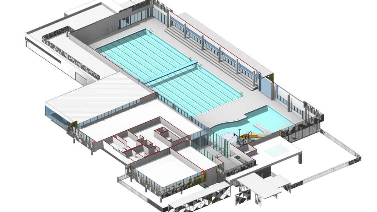 New aquatic centre unveiled, waiting on funding