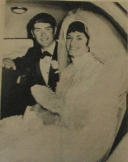 Married at the Kennington Methodist Church on October 18, 1969, Mr and Mrs John Roulston. The bride was formerly Lorraine Houston of Bendigo.