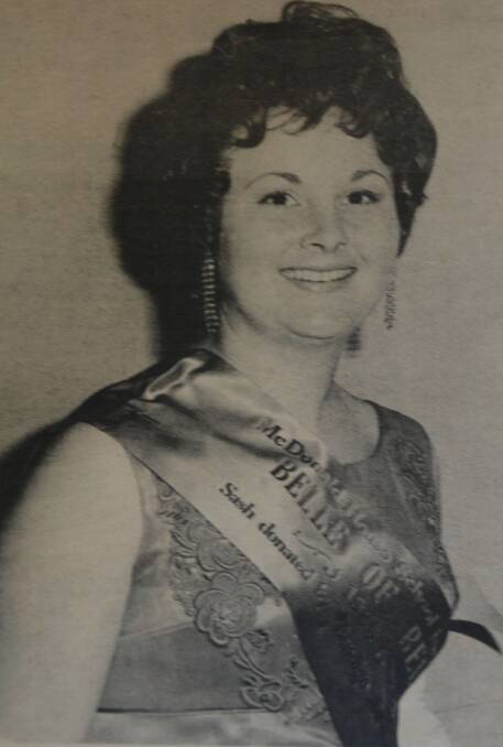 Laanecoorie's Miss Pauline Johnson was crowned Belle of Belles at the MacDonald House ball at St Killian's hall