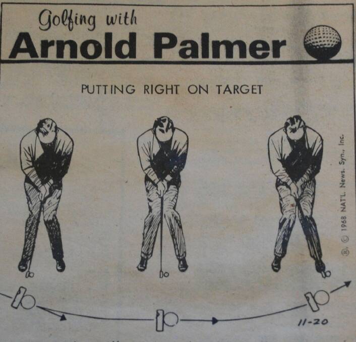 You could even learn to play golf from the masters in the Bendigo Advertiser in 1969.