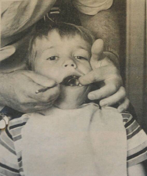 1969 ~ 'It's a tough old world' the paper says and for six year old Clive Thomas, that was so true. He hopes he doesn't have to go again for a while.