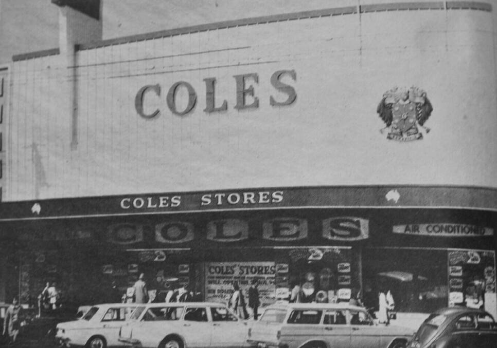 The big opening of the Coles store in Hargreaves Street. The store included a cafeteria that could seat 250 people.
