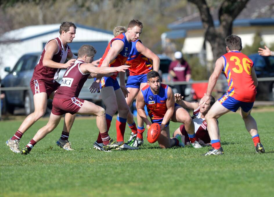 EIGHT days after copping a 103-point hammering from Newbridge, Marong turned the tables on the Maroons in Sunday’s Loddon Valley Football League elimination final.