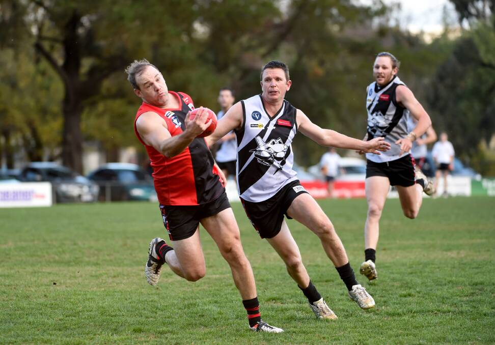 KEY TARGET: Ricky Symes is the HDFL’s joint leading goalkicker with 28 for White Hills.