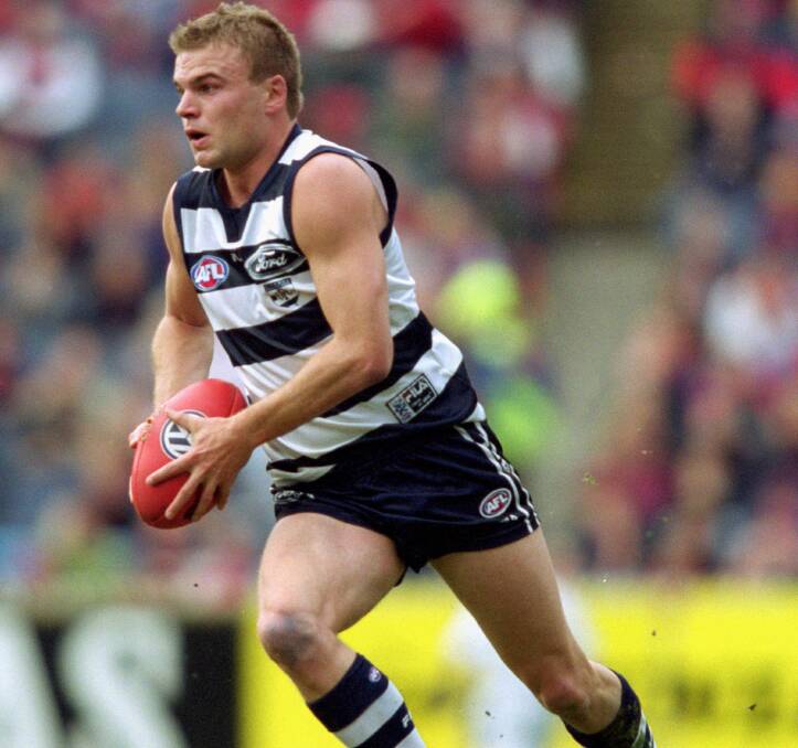 David Clarke during his AFL career with Geelong.