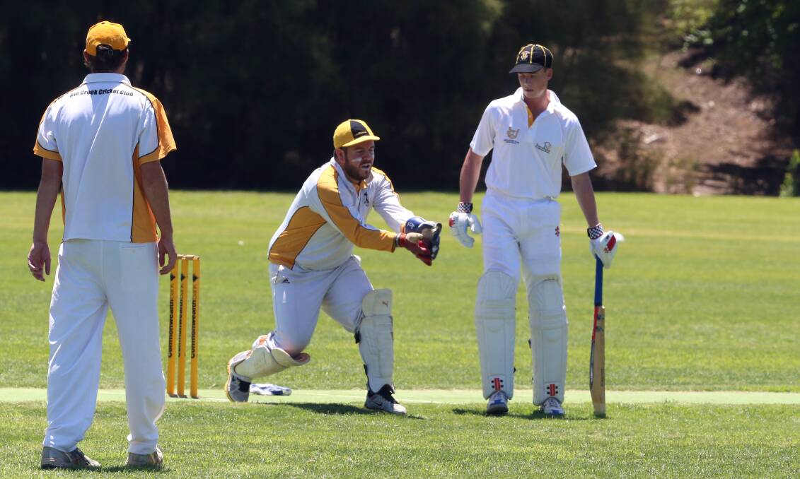 SKIPPER: Axe Creek captain and wicket-keeper Brannon Stanford. 