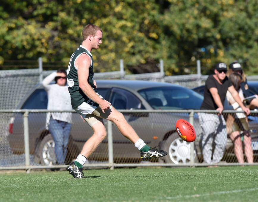 WORKHORSE: Kangaroo Flat’s Ross Turner has been named ruck-rover for Saturday’s crucial clash against Kyneton.