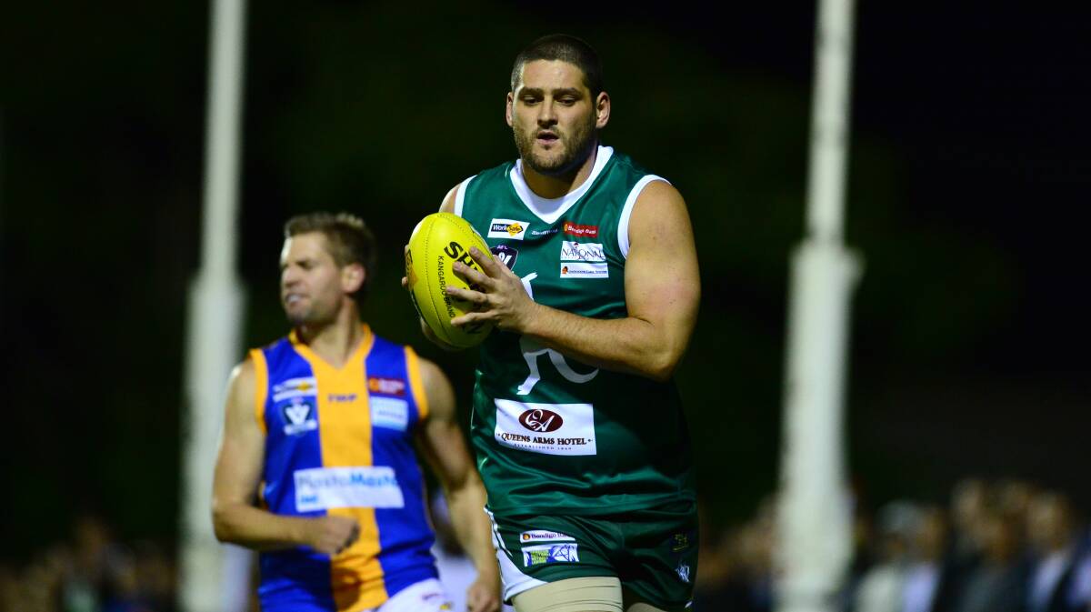 ONE-OFF: Kangaroo Flat won’t have the services of Brendan Fevola against Golden Square this time.
