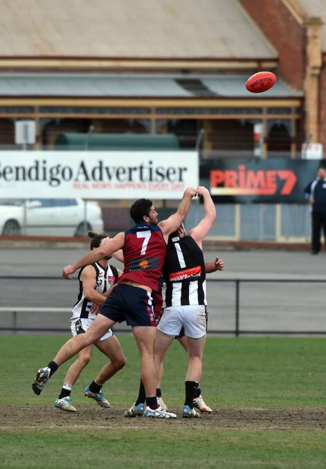 Action shots of Sandhurst's 104-point BFL win over Castlemaine on Saturday at the QEO.