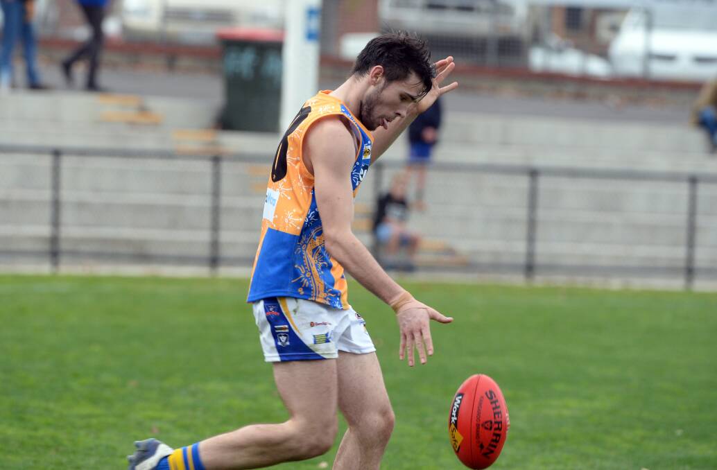 IN-FORM: Defender Jon Coe was Golden Square's best on Saturday against Sandhurst at the QEO.