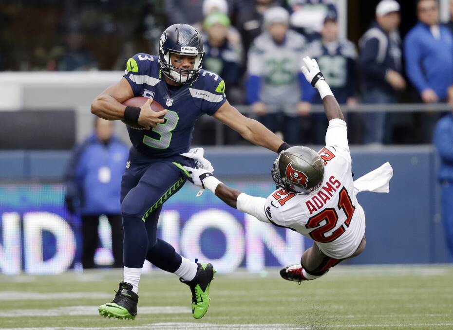 Seattle Seahawks quarterback Russell Wilson in action. Picture: CONTRIBUTED