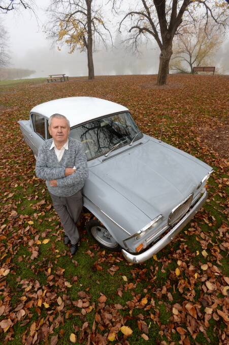 READY: Brian Mitchell will display his 1963 Humber Vogue. Picture: JIM ALDERSEY