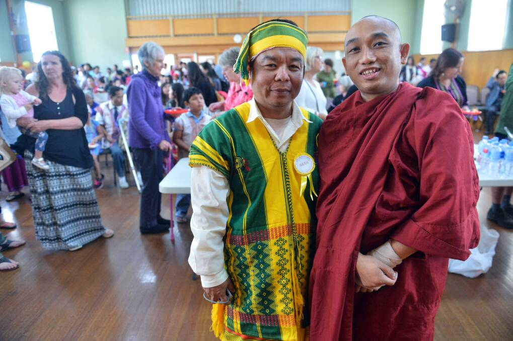 Tun Lin Phaung and Rev. Moonienda.