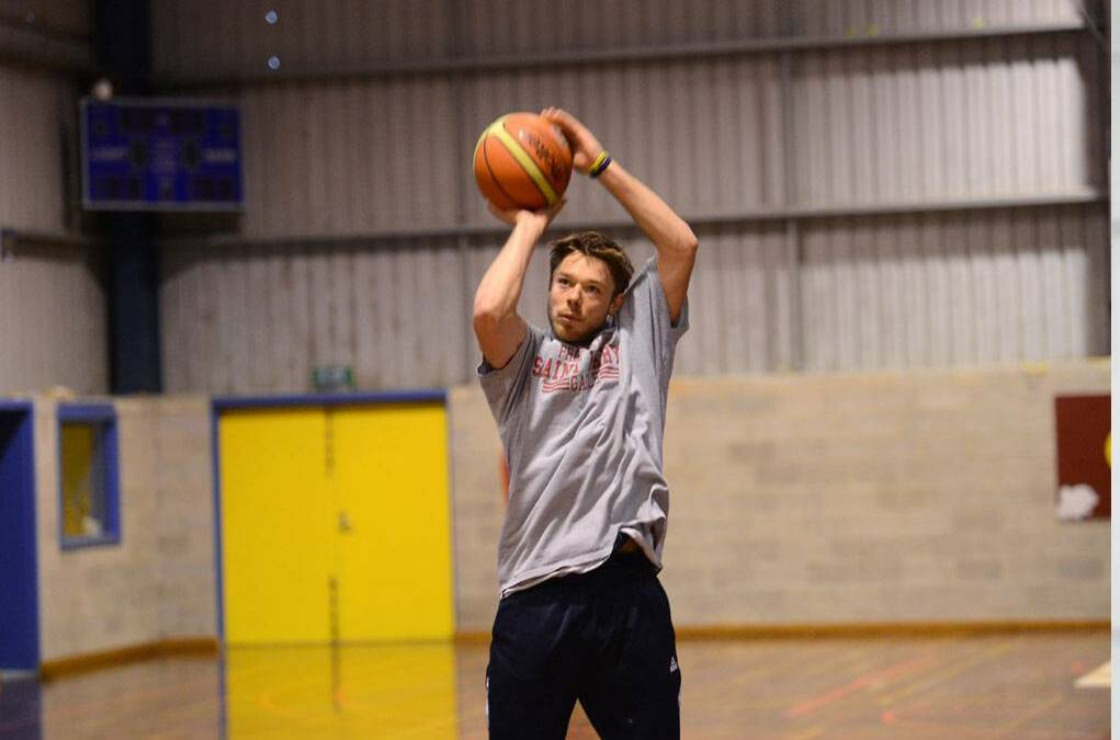 Matthew Dellavedova shoots hoops in the Maryborough basketball stadium - the place where it all began.