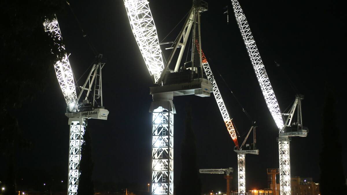 The view from Bendigo's cranes: Video