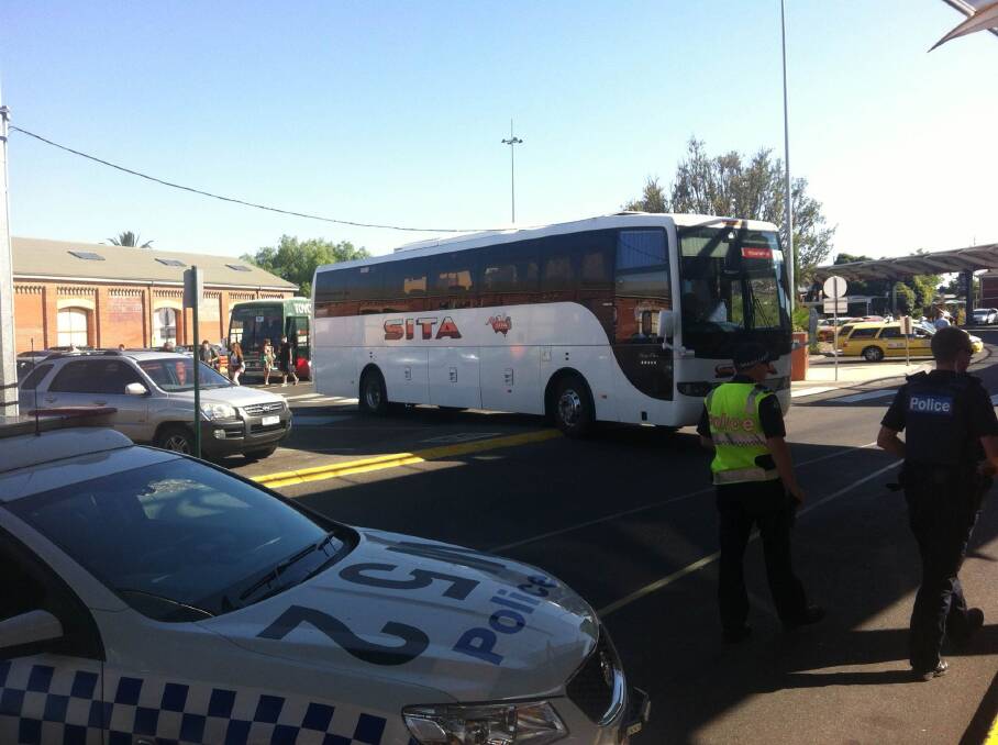 VIDEO/GALLERY: Bus driver trapped by live power lines after incident