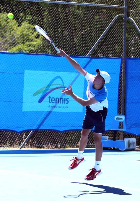 ON SERVE: Isaac Watson has had a good start to the year. Picture: LIZ FLEMING
