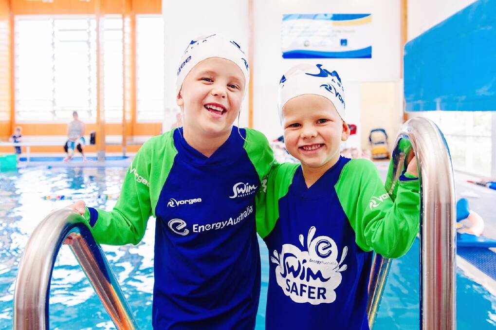 Local businesses are among more than 400 Swim Australia Registered Swim Schools participating in the National EnergyAustralia SwimSAFER Week. Picture: CONTRIBUTED