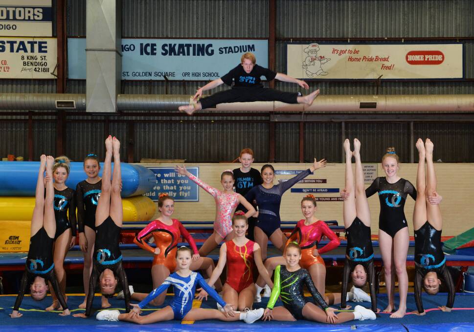 TALENTED: Bendigo gymnasts have competed well at various state and national events. Picture: BRENDAN McCARTHY