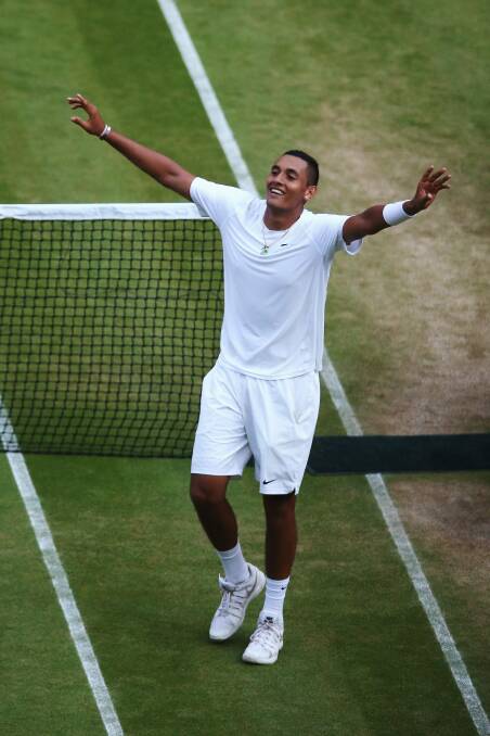 ON THE RISE: Australian tennis player Nick Krygios defeated Rafael Nadal. Picture: GETTY