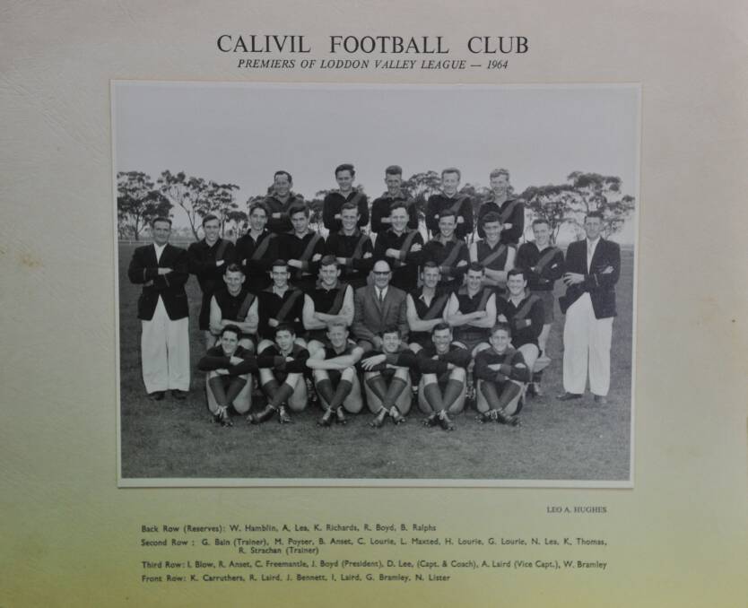 Calivil Football Club 1964. Picture: LEIGH SHARP