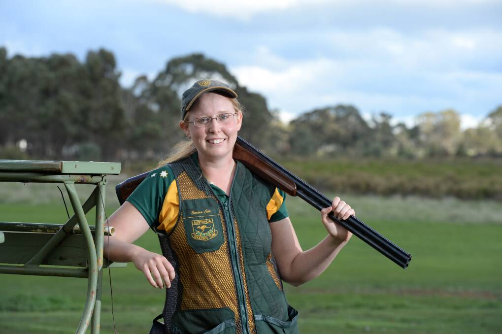 READY TO FIRE: Emma Cox has been selected in the Australian shooting team. Picture: JIM ALDERSEY