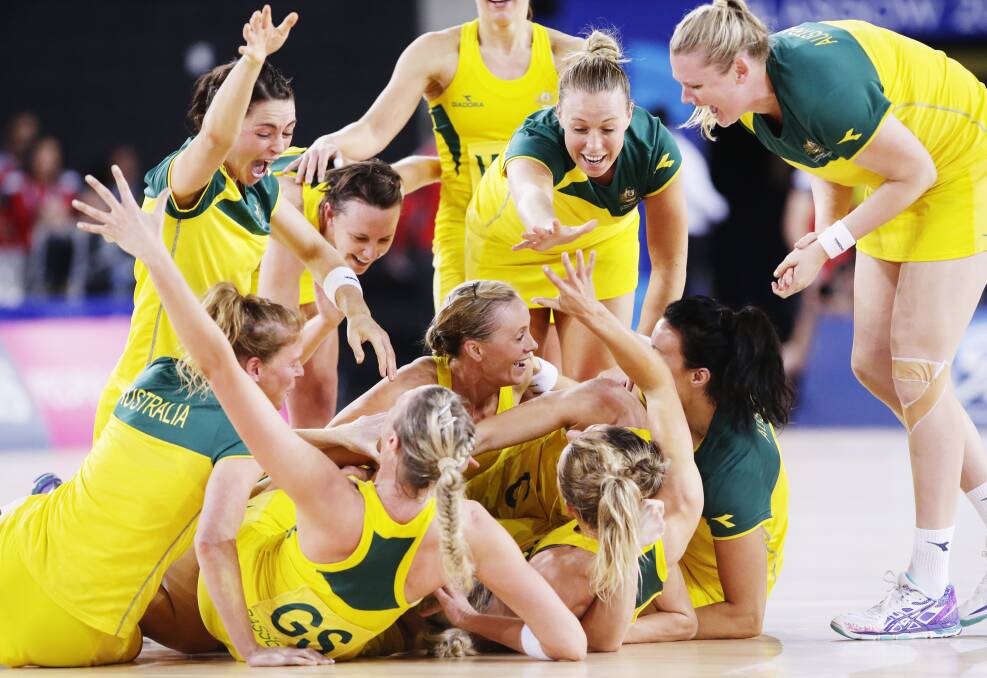 Commonwealth Netball champions. Picture: FAIRFAX