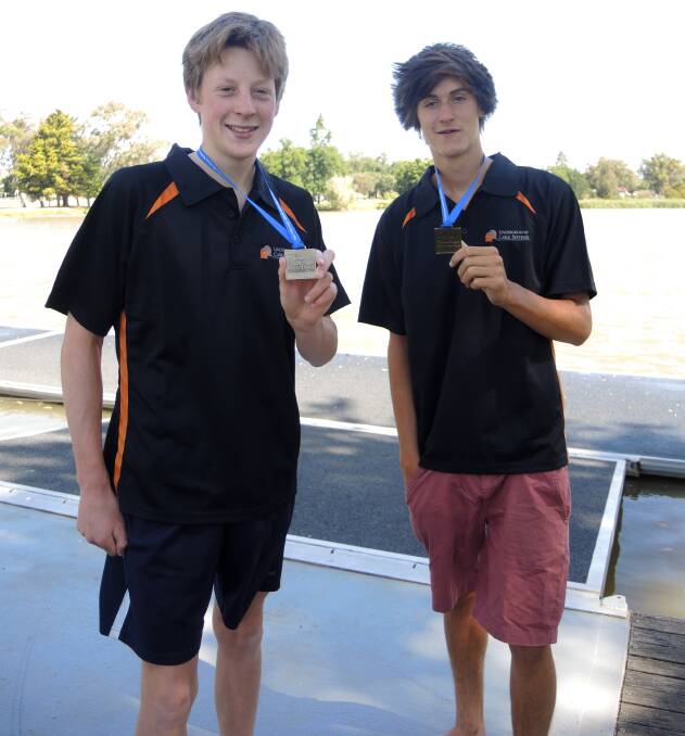 WINNERS: Lucas Teasdale and Ben McLean won the Murray Marathon.