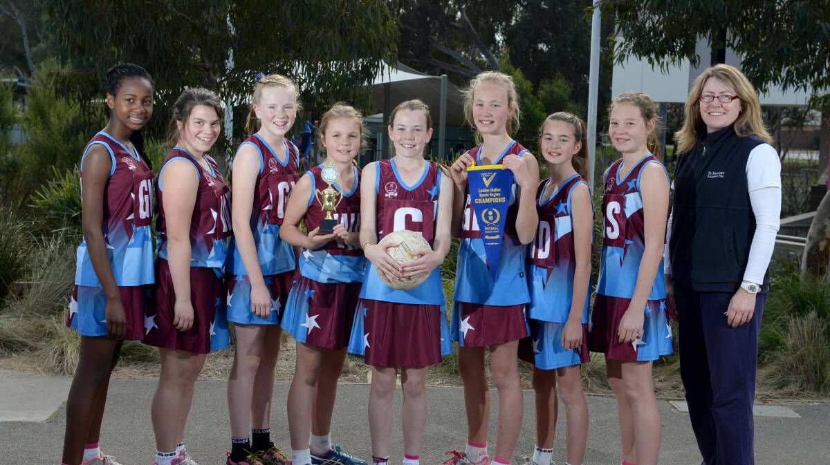 TEAM EFFORT: The St Monica's Primary School grade six team will play in the state final. Picture: JIM ALDERSEY