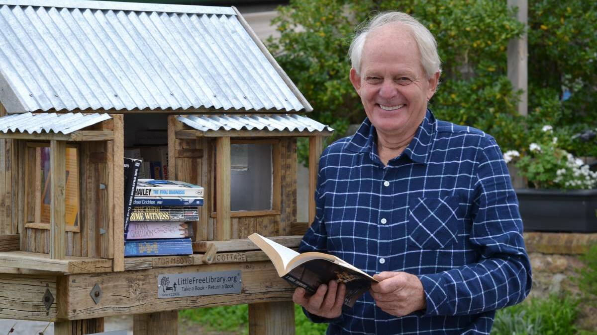 George Reeves of Lady Bay built one of the three Yankalilla district's contributions to the Little Free Library network.