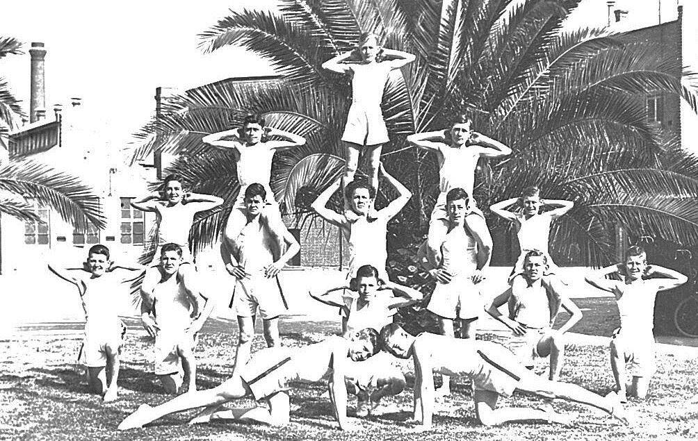 1940 The Junior Technical School physical training team.