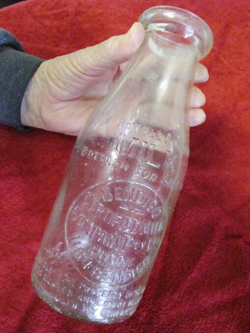 A re-usable BCM milk bottle.
