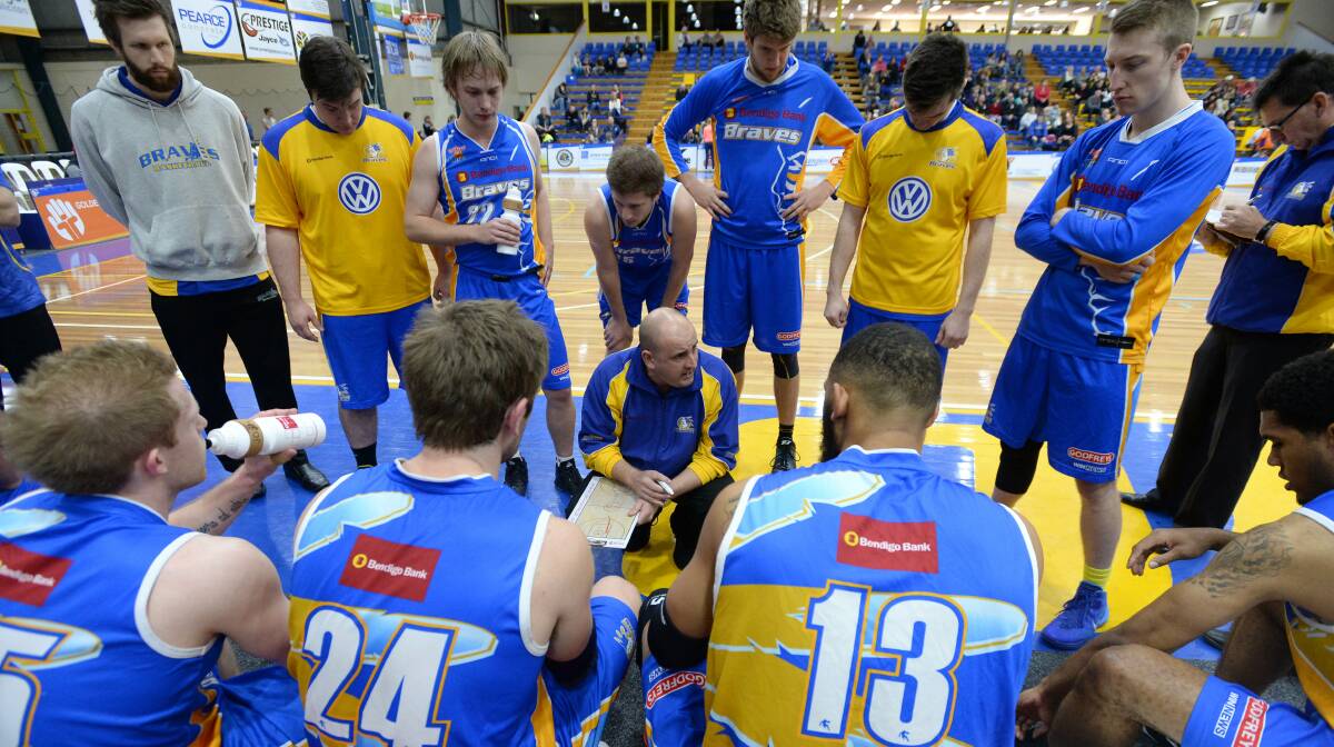 UNITED FRONT: The Bendigo Braves will need a team effort if they're to defeat the Kilsyth Cobras. Picture: JIM ALDERSEY