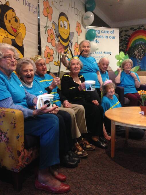 BUPA: Aged care residents will gather to raise money for Alzheimers awareness.