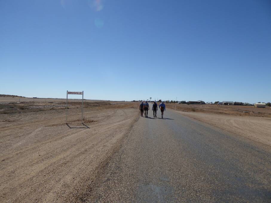Iconic Birdsville Pub was the start and end place of the run.