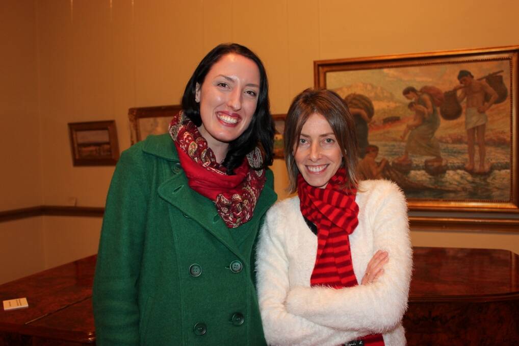 ARTS: Castlemaine Art Gallery and Historic Museum Director Jennifer Kalionis with Bendigo Art Gallery Director Karen Quinlan. 