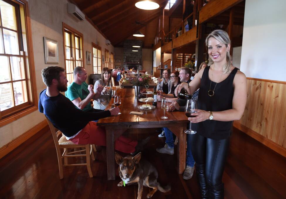 CELEBRATE: Sutton Grange Winery cellar door and events manager Tania Towan. Picture: JODIE DONNELLAN 