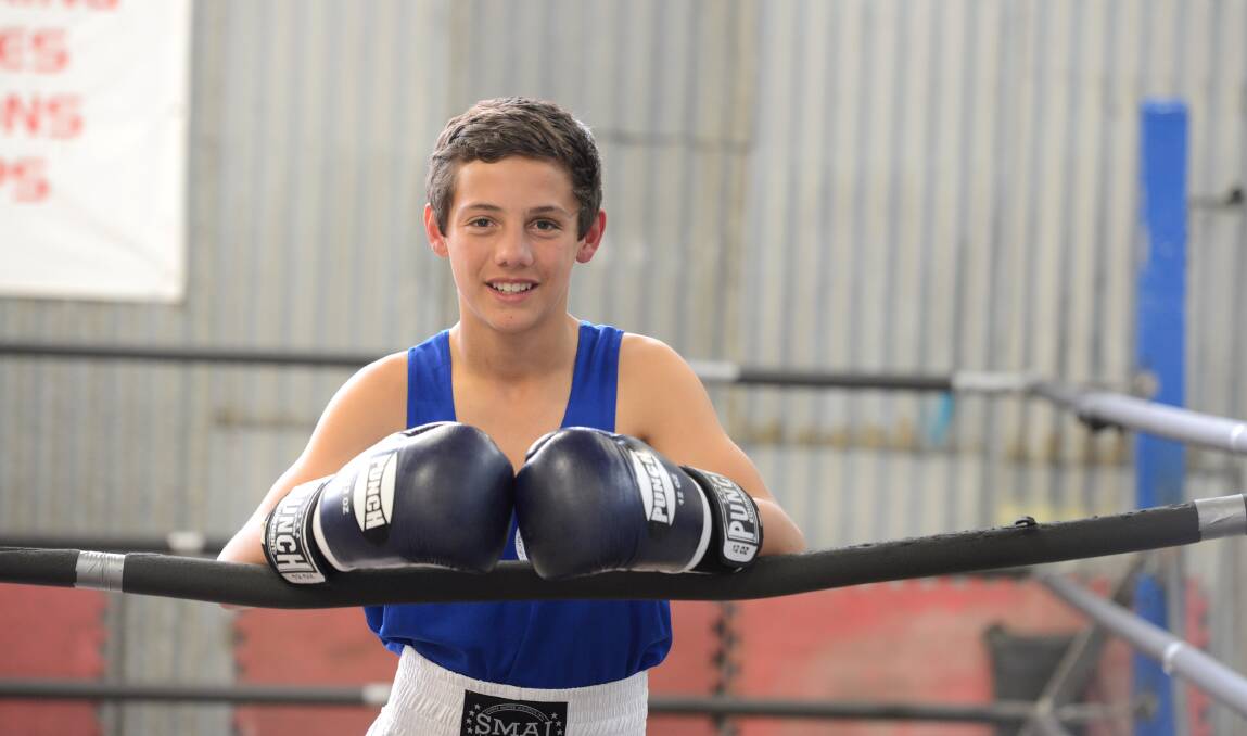 TALENTED: Young gun Jye Caldwell has transferred his football and cricket success to the boxing ring. Picture: JIM ALDERSEY