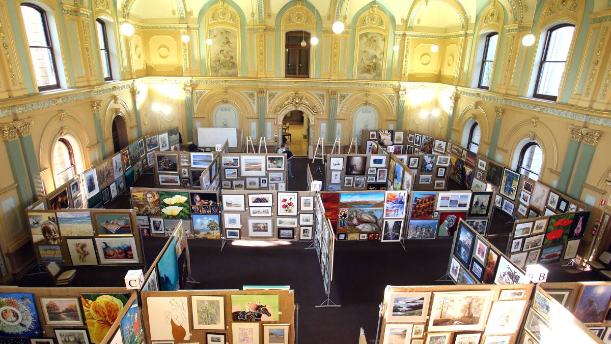 BEAUTY: A sneak peak of the Rotary Easter Art Show.